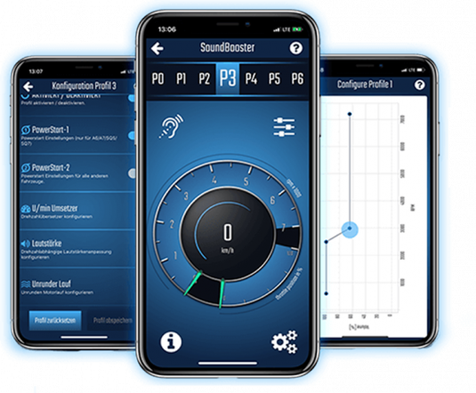 Komplettset Active Sound inkl. Sound Booster für BMW 5er F-Serie mit App und Bluetooth-Pro-